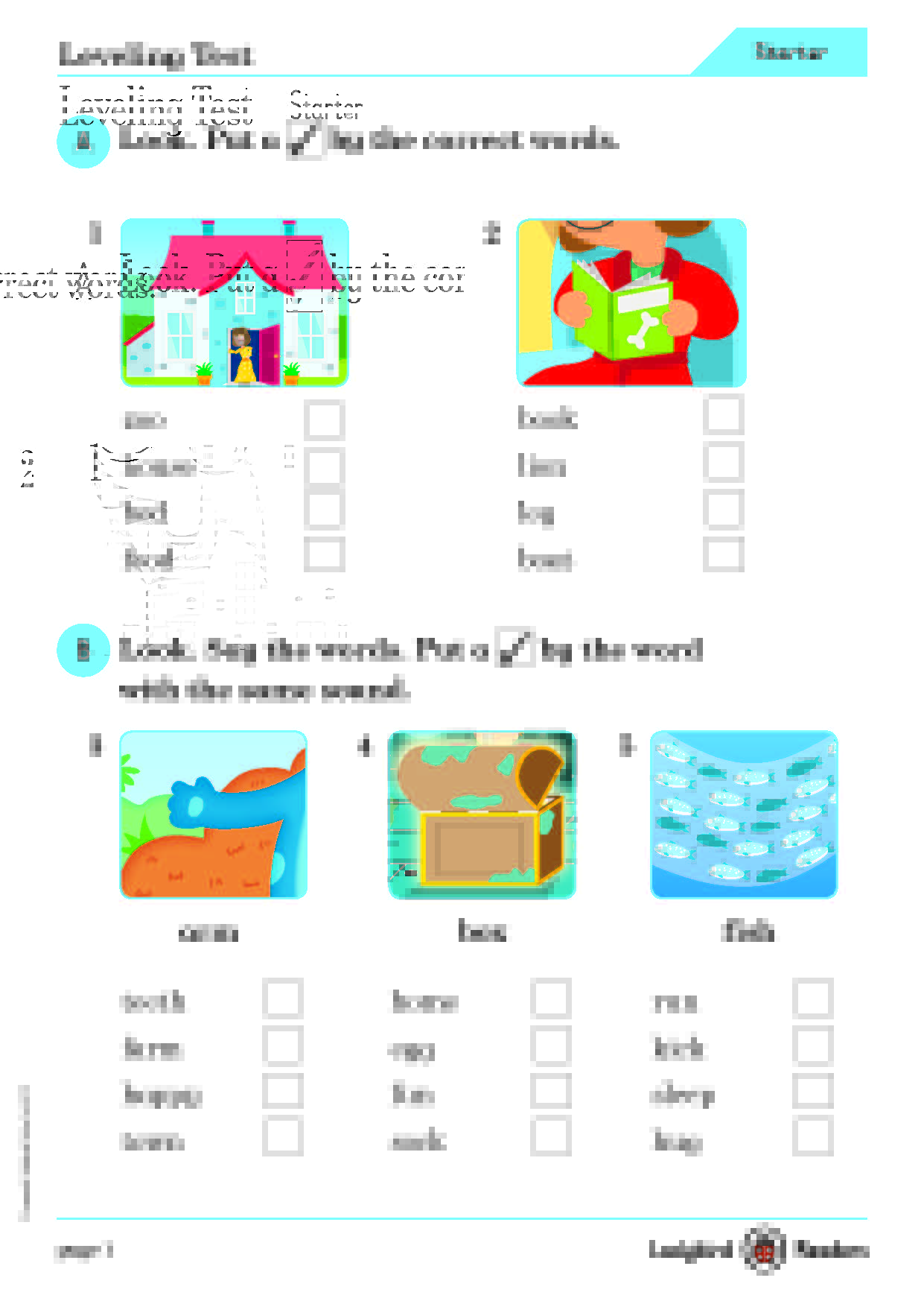 Ladybird Readers Leveling Test and Answer Key